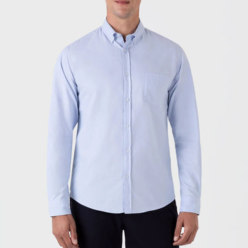 Sunspel L/S Oxford Shirt Light Blue - Parasol Store