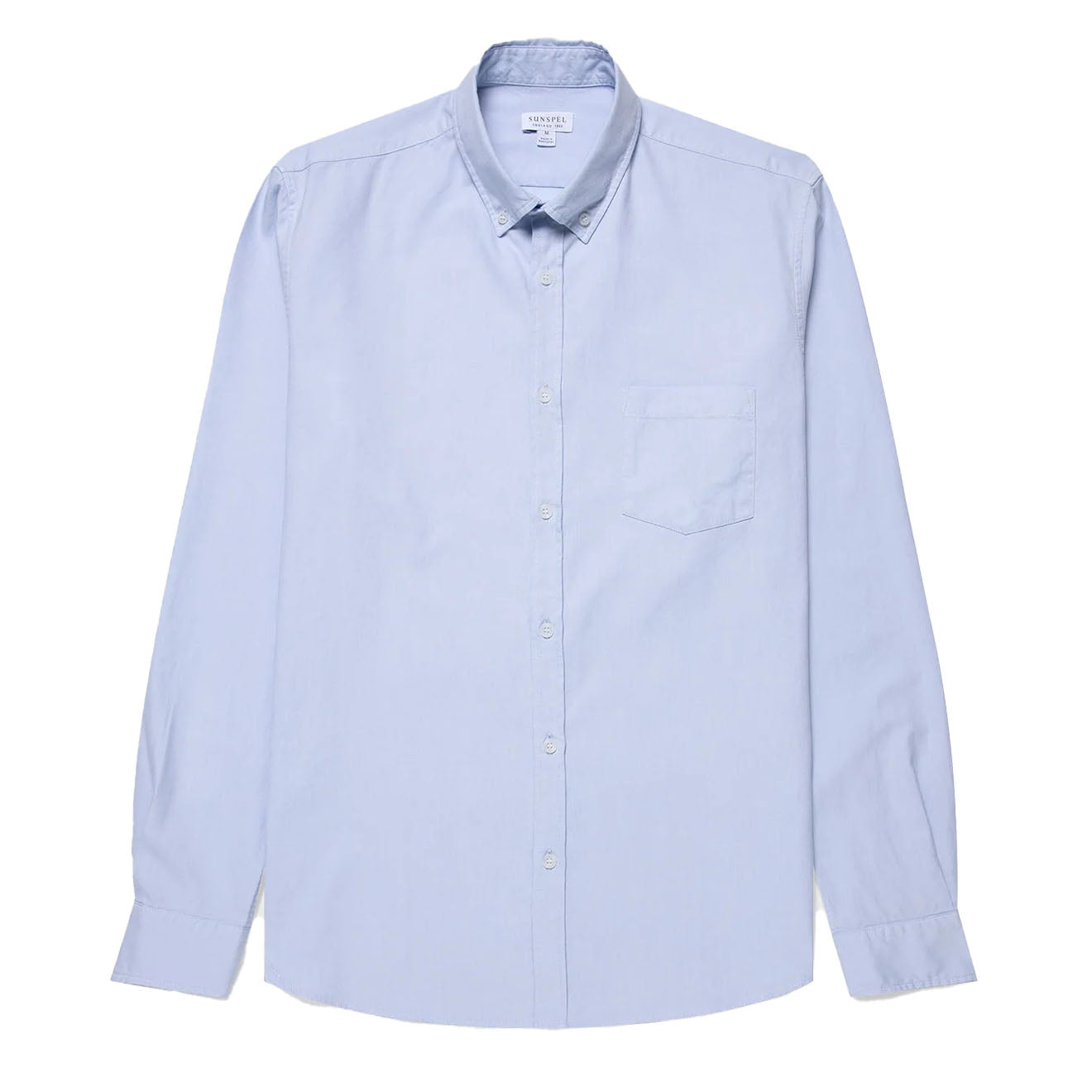Sunspel L/S Oxford Shirt Light Blue - Parasol Store