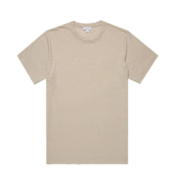 Sunspel Pima S/S Crew Neck Tee Ash Grey - Parasol Store