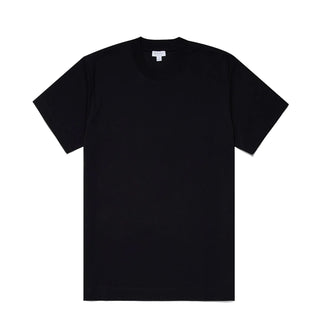Sunspel Relaxed Fit Heavyweight T-Shirt Black - Parasol Store