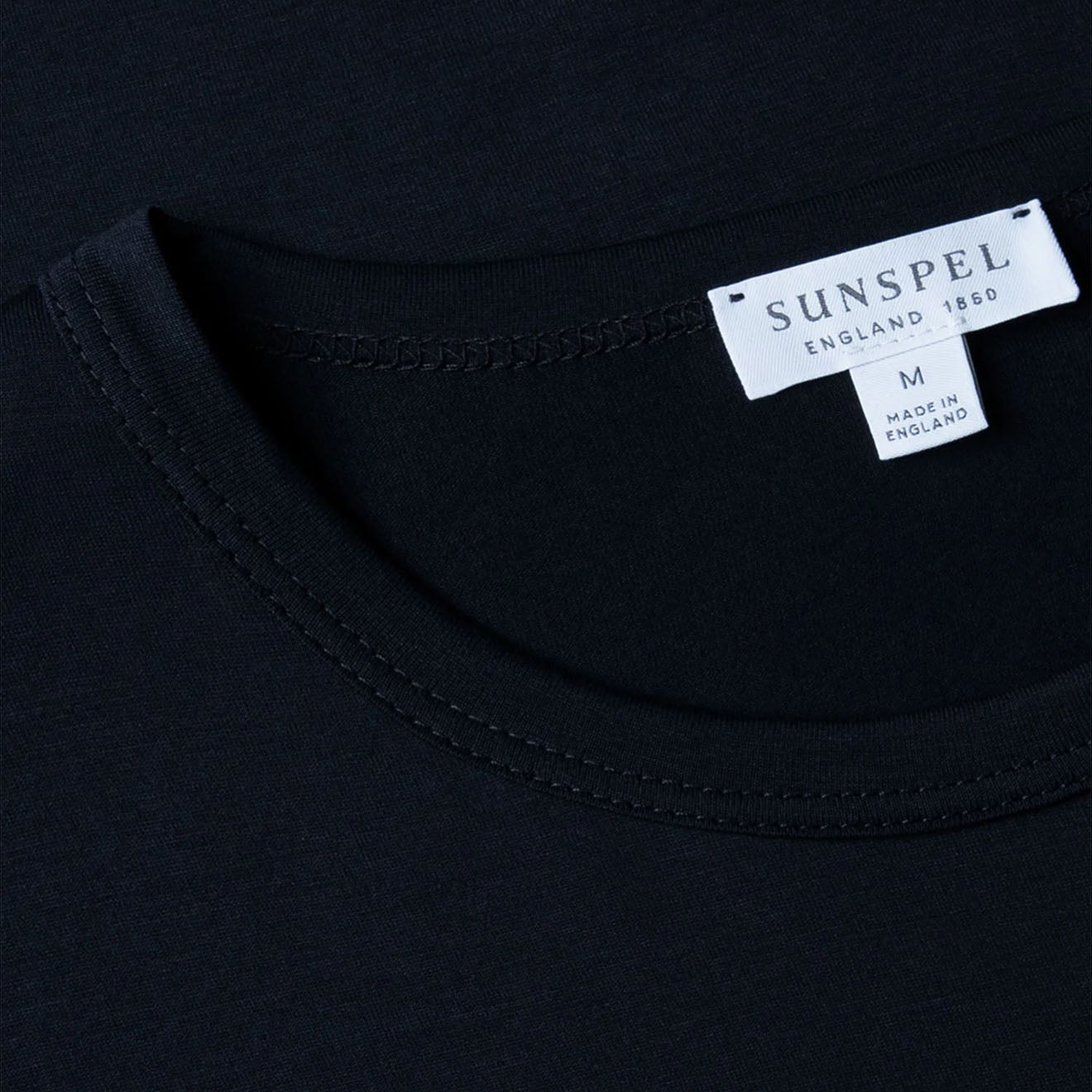 Sunspel S/S Crew Neck Tee Midnight Navy - Parasol Store