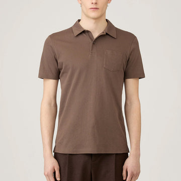 Sunspel S/S Riviera Polo Bark - Parasol Store