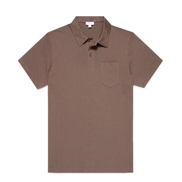 Sunspel S/S Riviera Polo Bark - Parasol Store
