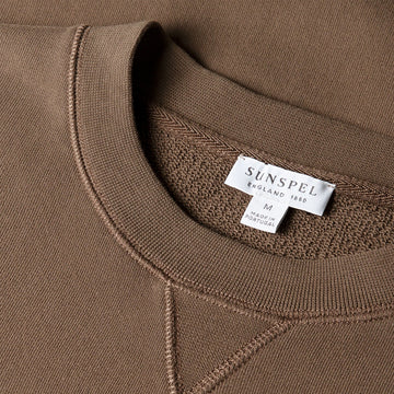Sunspel Sweatshirt Bark - Parasol Store