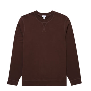 Sunspel Sweatshirt Truffle - Parasol Store
