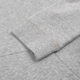 Sunspel Womens Loopback Hoody Grey Melange