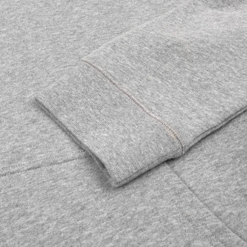 Sunspel Womens Loopback Hoody Grey Melange