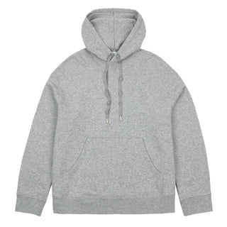 Sunspel Womens Loopback Hoody Grey Melange