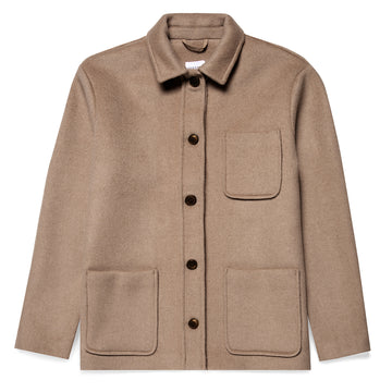 Sunspel Womens Twin Pocket Jacket Light Camel - Parasol Store