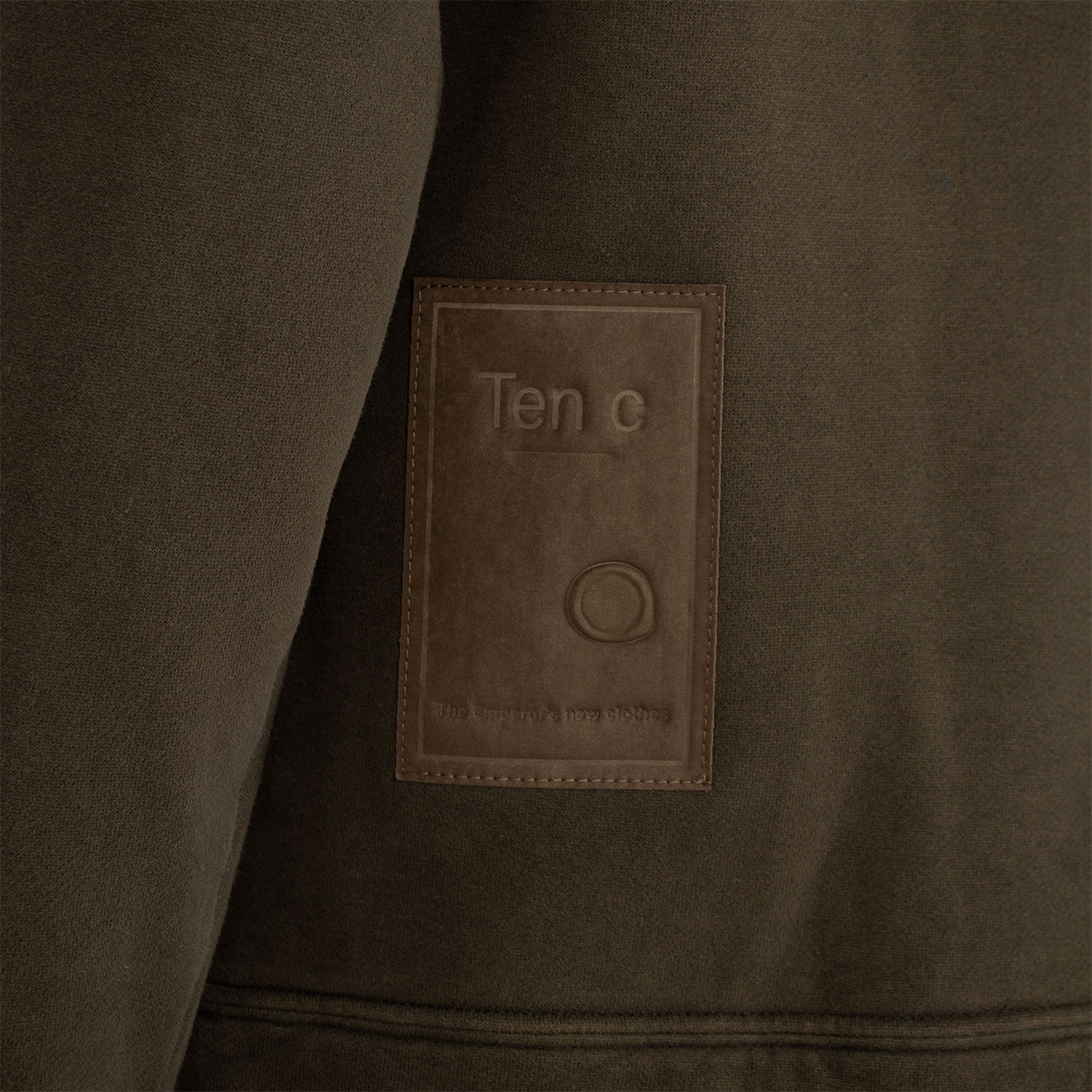 Ten C Crew Sweatshirt Felpa Girocollo Green - Parasol Store