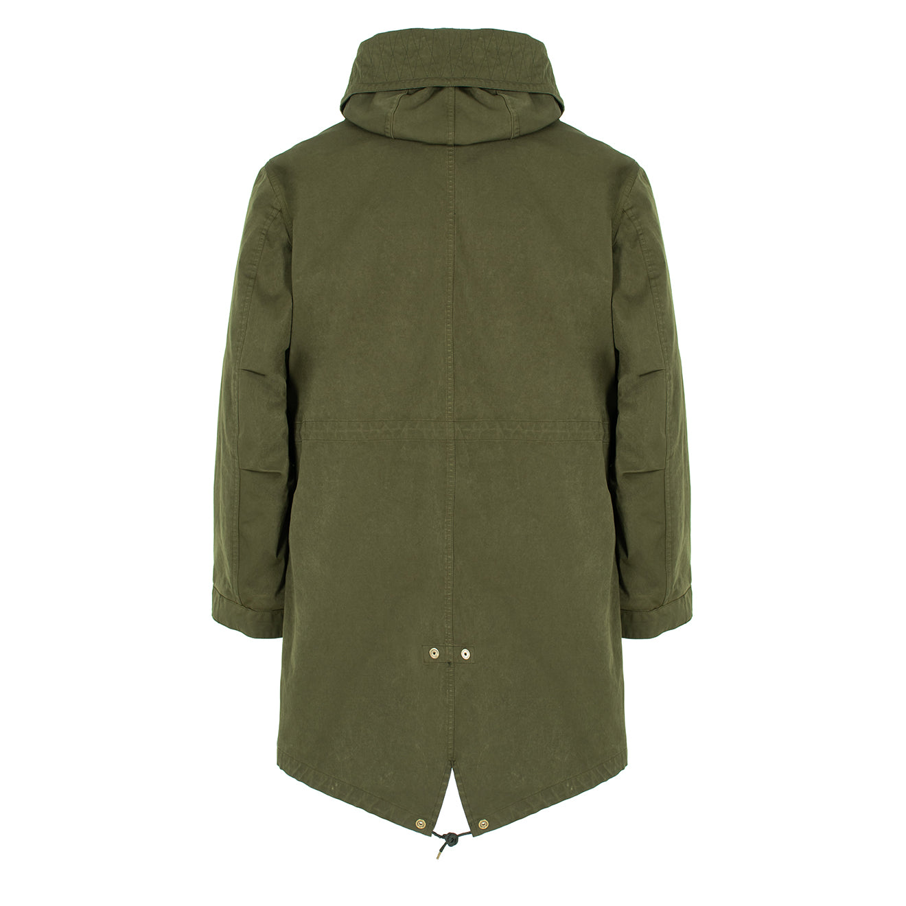 Ten C Hooded Parka Jacket Green - Parasol Store