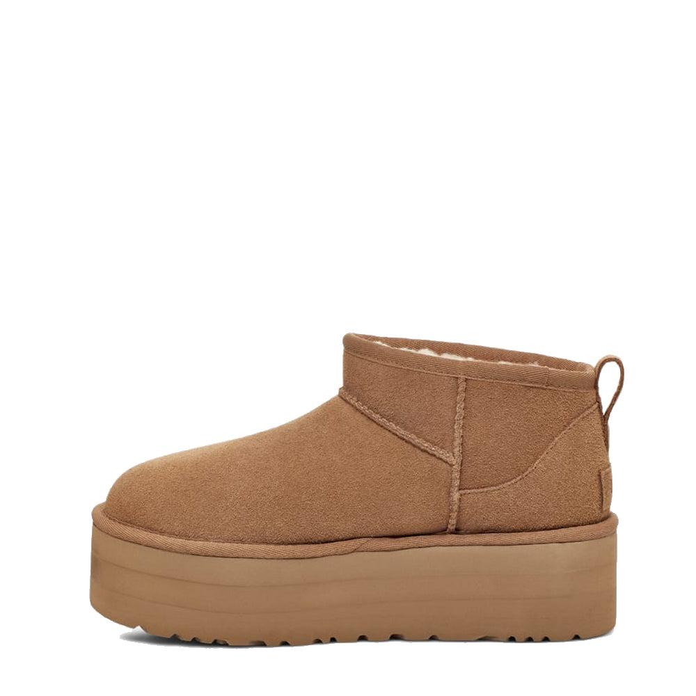 UGG Womens Classic Ultra Mini Platform Boot Chestnut - Parasol Store