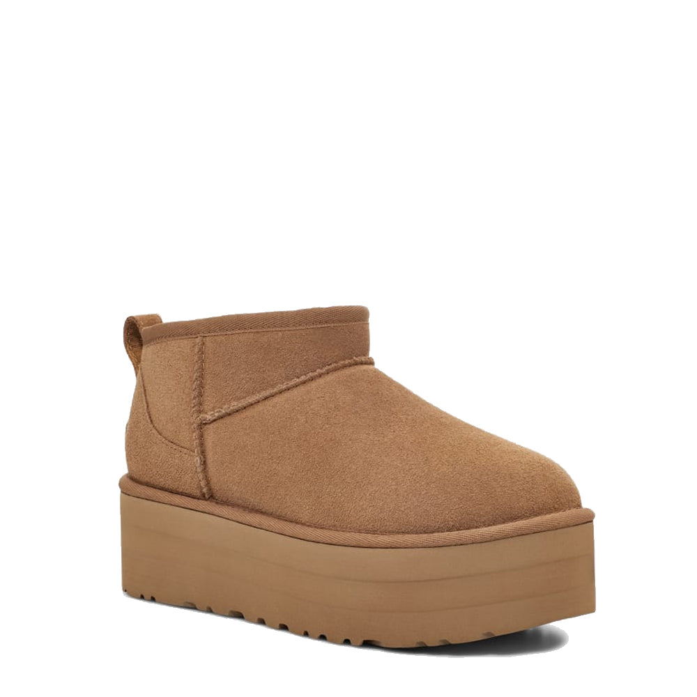 UGG Womens Classic Ultra Mini Platform Boot Chestnut - Parasol Store
