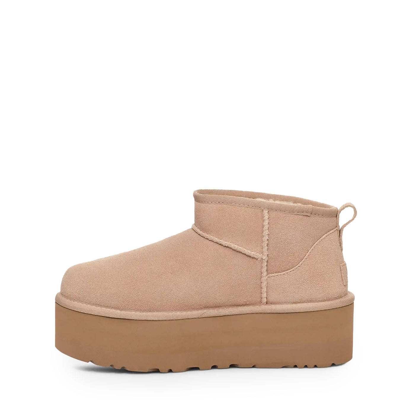 UGG Womens Classic Ultra Mini Platform Boot Sand - Parasol Store