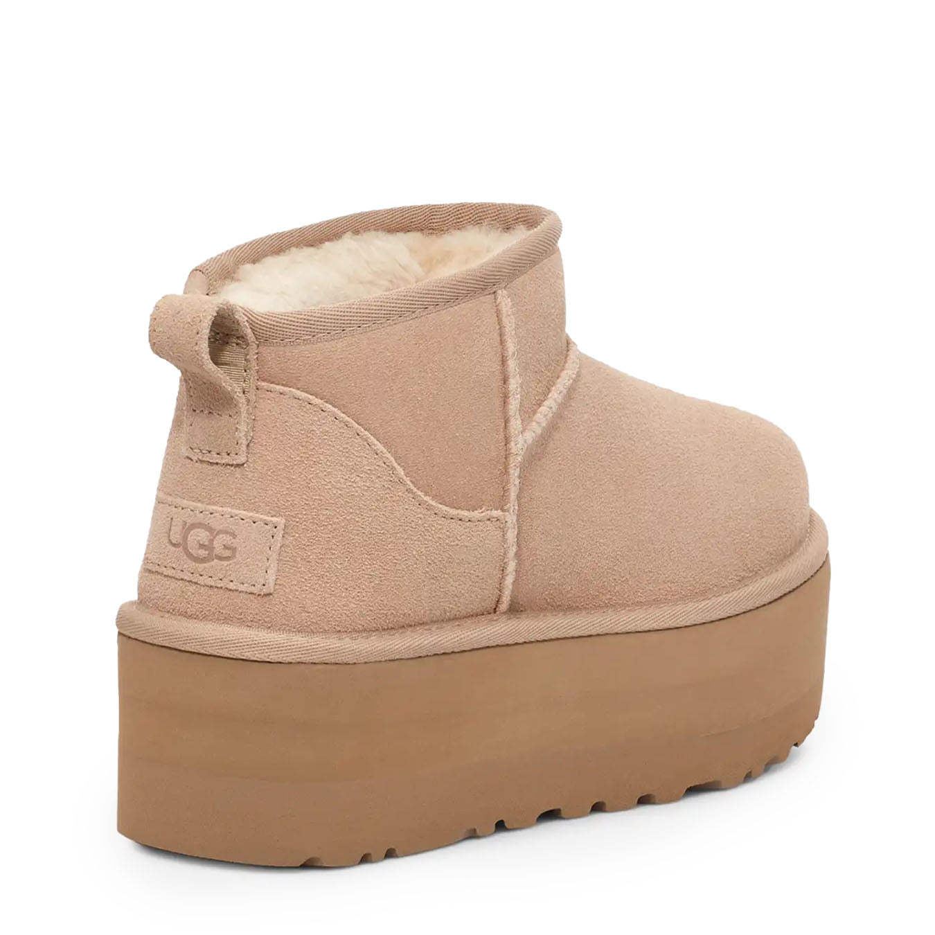 UGG Womens Classic Ultra Mini Platform Boot Sand - Parasol Store