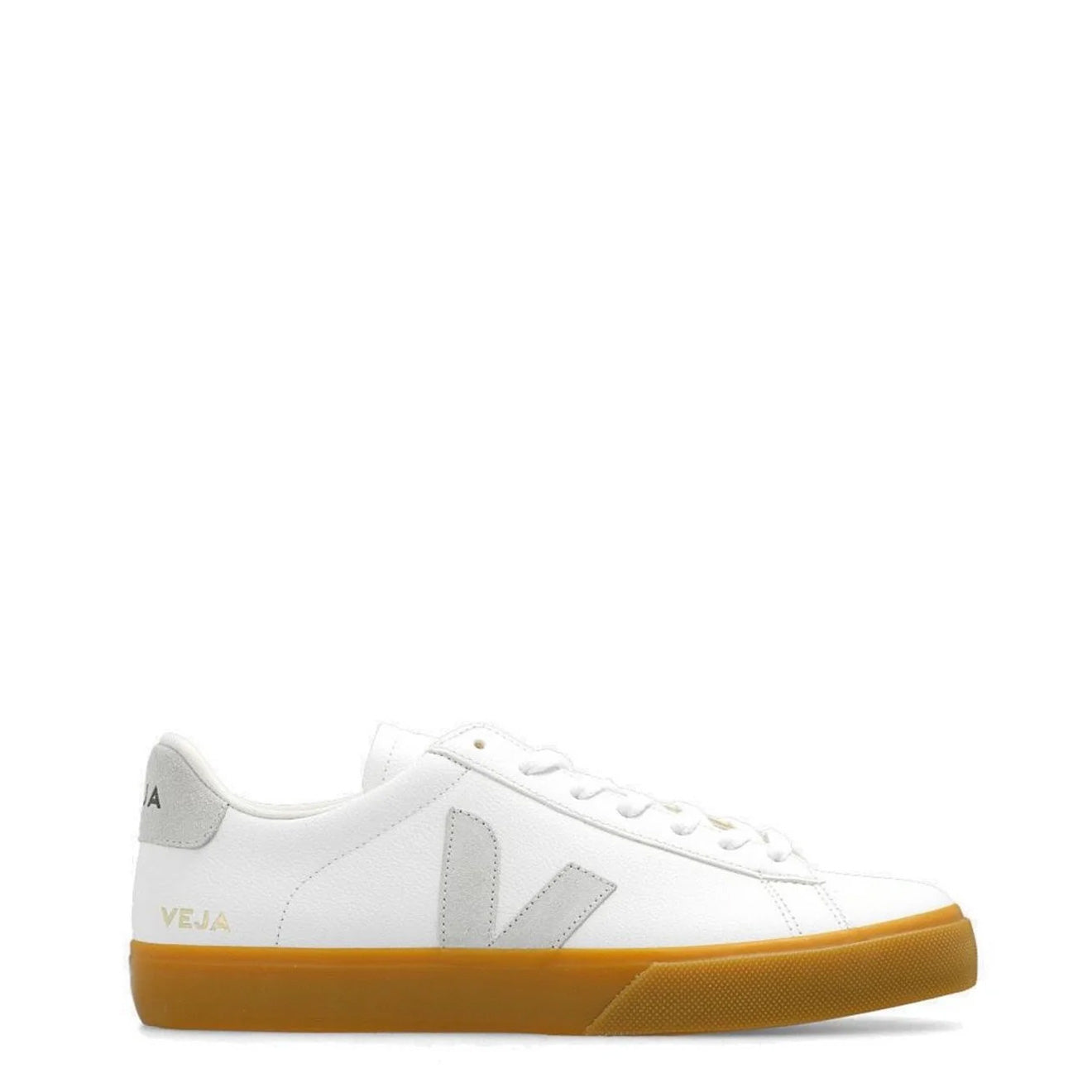 Veja Womens Campo Chromefree Leather Trainer Extra-White Natural Natural Veja