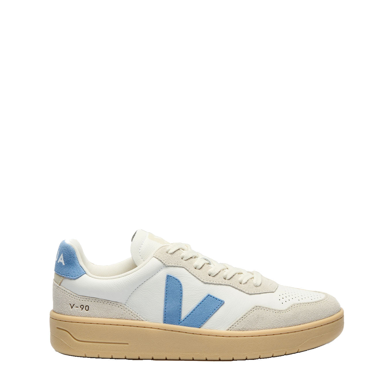 Veja Womens V-90 Extra-White / Aqua / Natural - Parasol Store