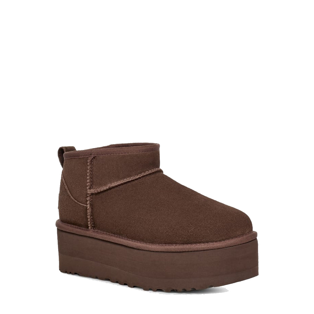 UGG Womens Classic Ultra Mini Platform Boot Burnt Cedar - Parasol Store