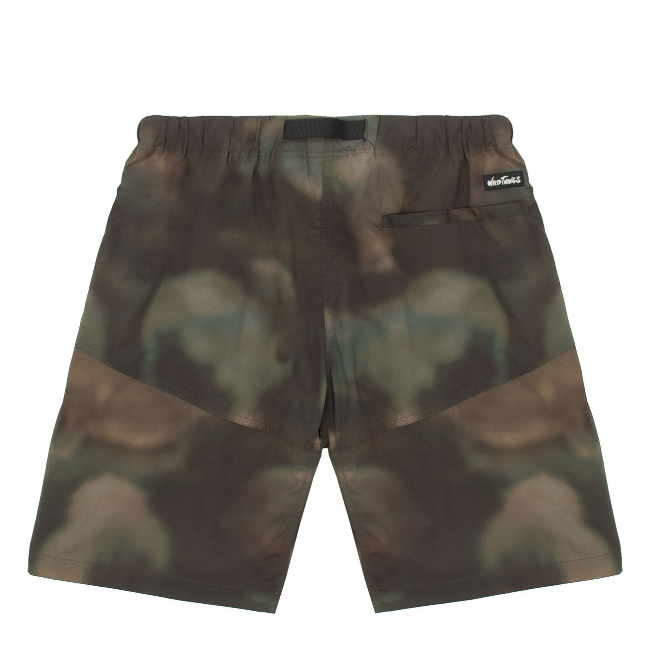 Wild Things Camp Shorts Nature Mosaic Olive - Parasol Store