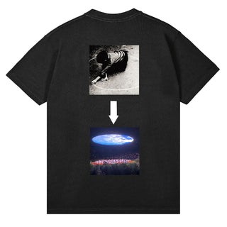 Woodensun Hole S/S Tee Black - Parasol Store