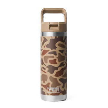 YETI 18oz Rambler Straw Bottle Wetlands Camo