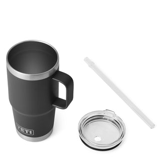 YETI Rambler 25oz Straw Mug Black YETI