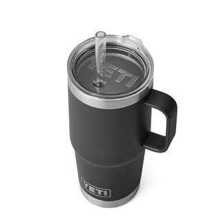 YETI Rambler 25oz Straw Mug Black YETI