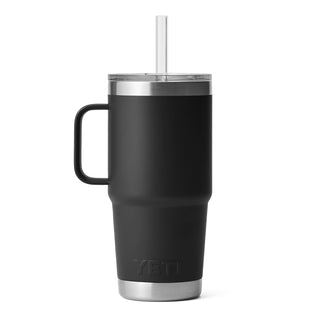 YETI Rambler 25oz Straw Mug Black YETI