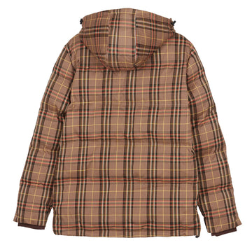 Hikerdelic Calland Plaid Puffer Jacket Brown Plaid Hikerdelic