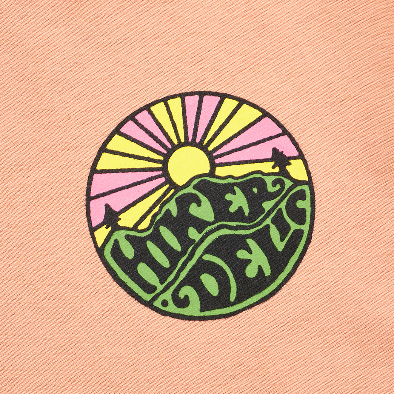 Hikerdelic Original Logo SS T-Shirt Coral Hikerdelic