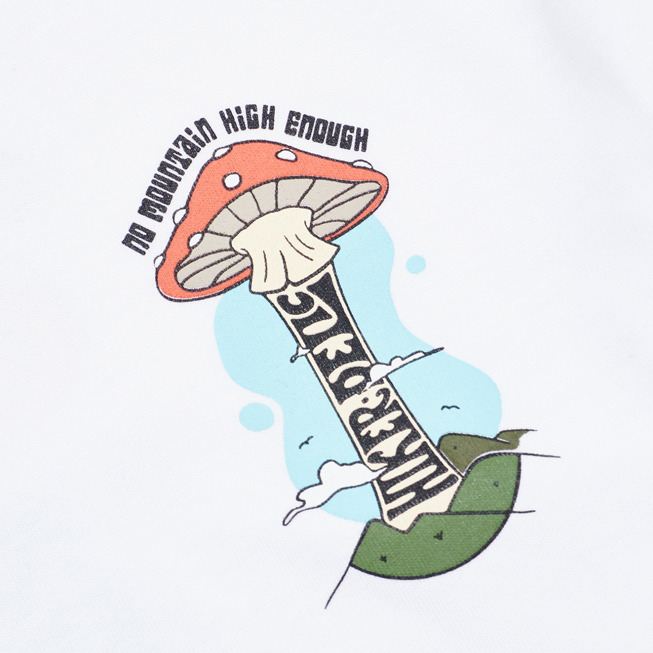 Hikerdelic Mountain High LS T-Shirt White Hikerdelic