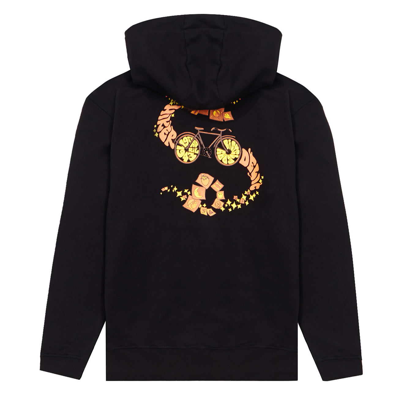 Hikerdelic Bicycle Day Hoodie Black Hikerdelic