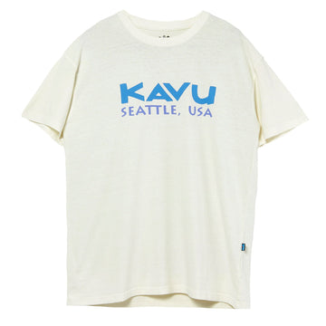 Kavu Spellout T-Shirt Lily White Kavu