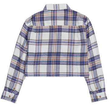 Obey Womens Max Flannel Shirt Unbleached Multi Obey