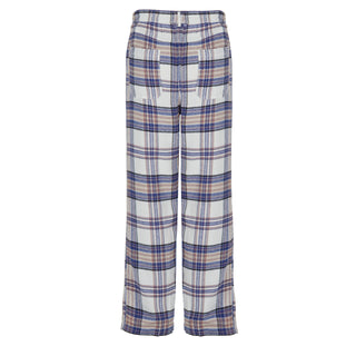 Obey Womens Max Plaid Pants Unbleached Multi Obey