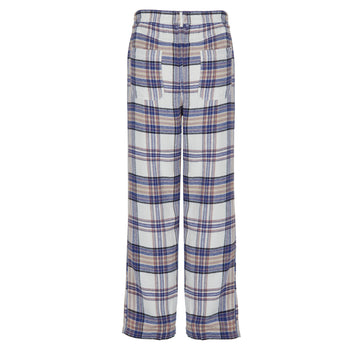Obey Womens Max Plaid Pants Unbleached Multi Obey