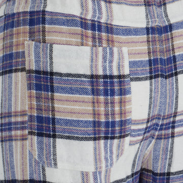 Obey Womens Max Plaid Pants Unbleached Multi Obey