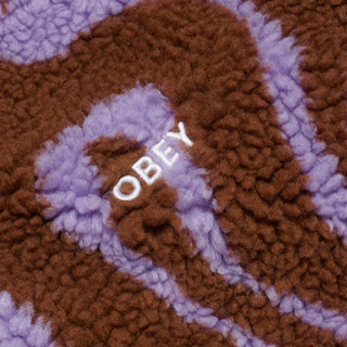 Obey Womens Mazy Varsity Catechu Wood Multi Obey