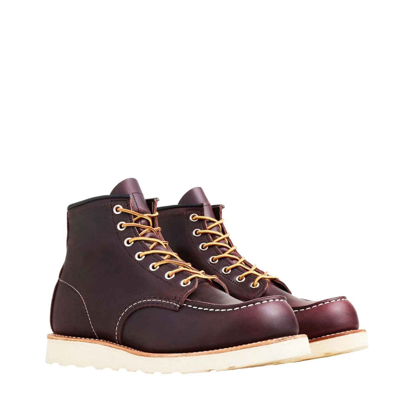 Red Wing 6-Inch Classic Moc Boot Black Cherry Red Wing