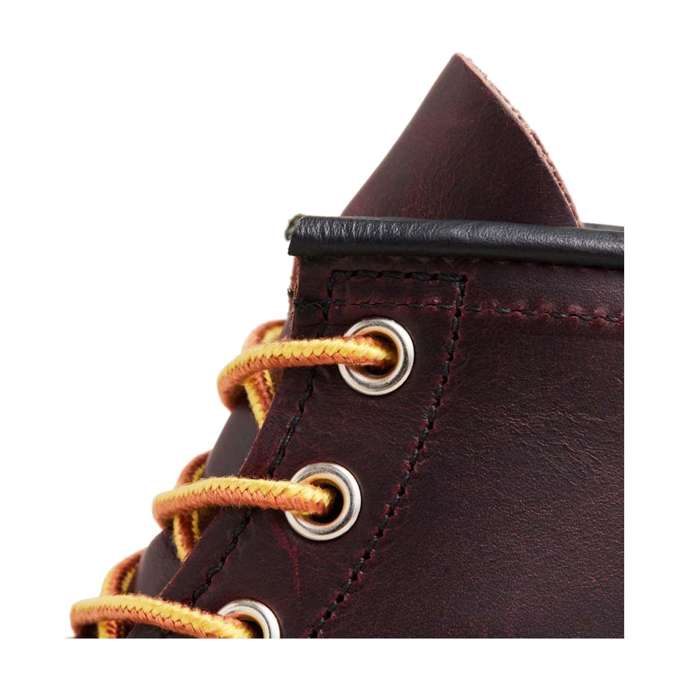 Red Wing 6-Inch Classic Moc Boot Black Cherry Red Wing