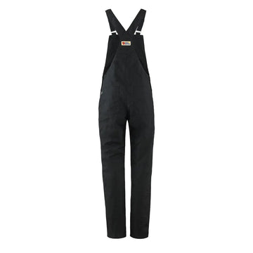 Fjallraven Womens Vardag Dungaree Trousers Black Fjallraven