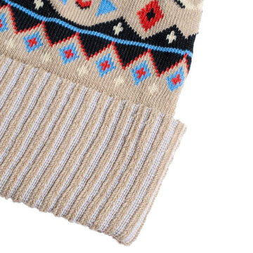 United by Blue Fairisle Pom Beanie Tan United by Blue