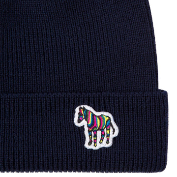 Paul Smith Zebra Beanie Blue Paul Smith