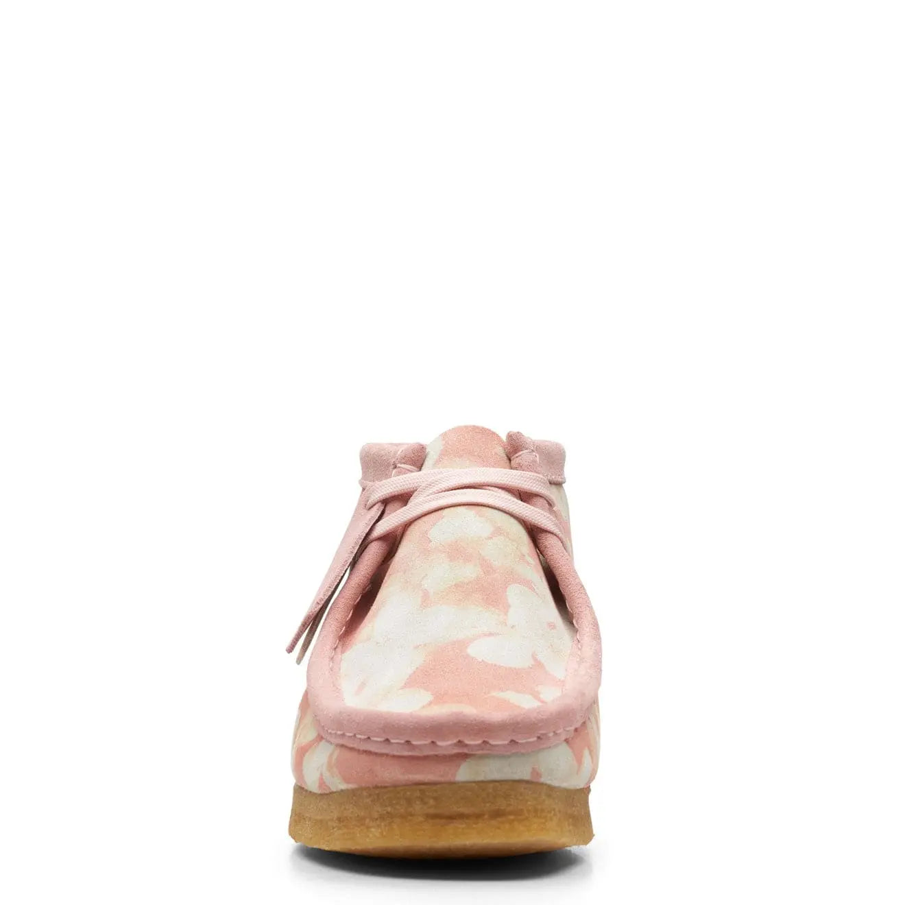 Clarks Originals Womens Wallabee Boot Pink Floral Clarks Originals
