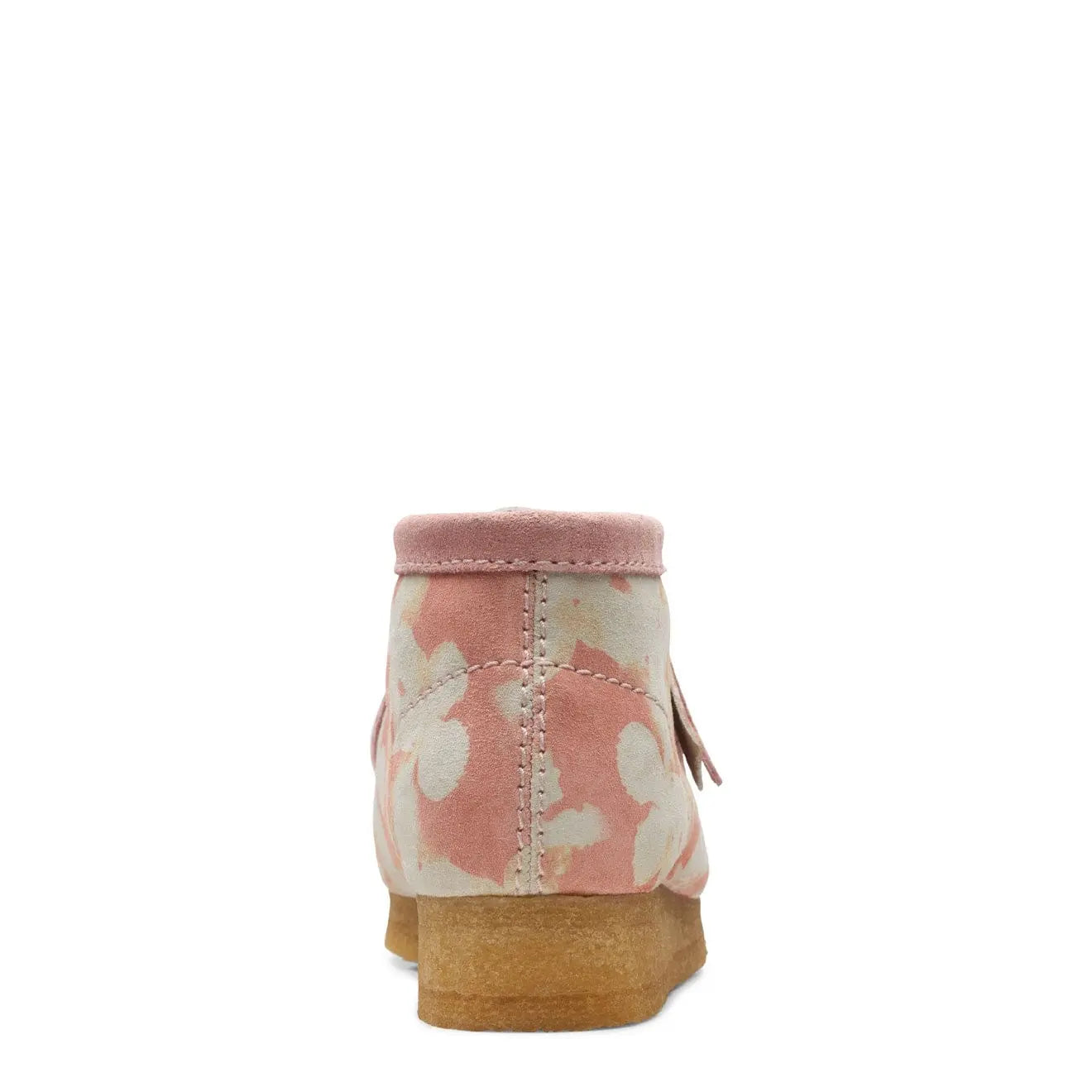 Clarks Originals Womens Wallabee Boot Pink Floral Clarks Originals