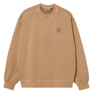 Carhartt WIP Nelson Sweat Dusty H Brown Carhartt WIP