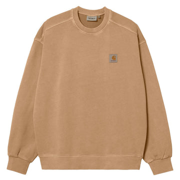 Carhartt WIP Nelson Sweat Dusty H Brown Carhartt WIP