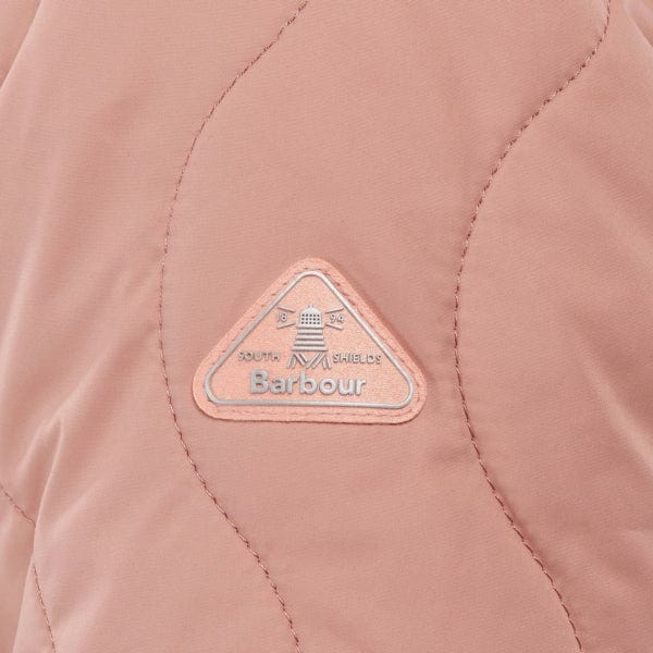 Barbour Womens Barmouth Quilted Jacket Soft Coral Barbour