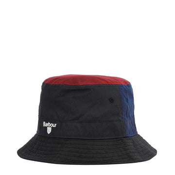 Barbour Alderton Sports Hat Navy / Black / Biking Red Barbour