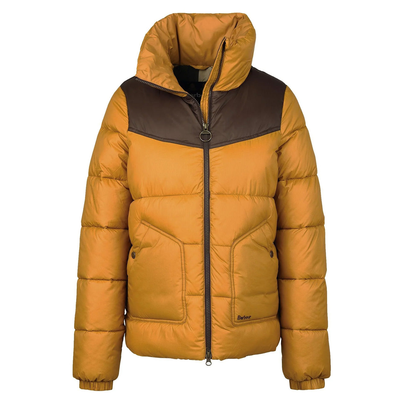 Barbour Womens Belford Quilted Jacket Dijon / Mahogany Ancient Barbour